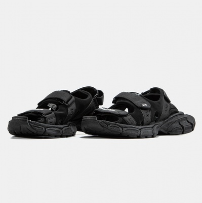 Шльопанці Balenciaga 3XL Sandals Black (Чорний) - фото 2 