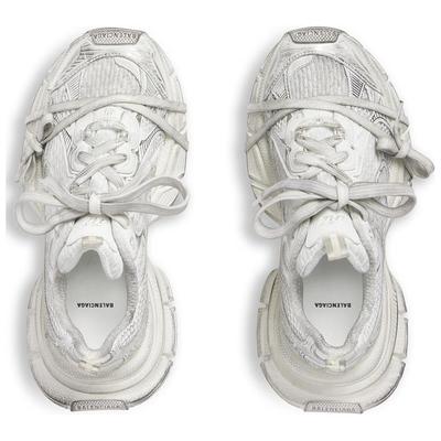 Кроссовки Balenciaga 3XL Sneaker 'Worn-Out - White' 734731-W3XL1-9000 (Голубой) - фото 6 