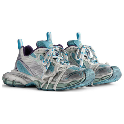 Кросівки Balenciaga 3XL Sneaker 'Worn-Out - White Light Blue' 734731W3XL54095 (Блакитний) - фото 2 