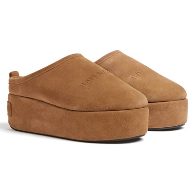 Мюлі Balenciaga Alaska Soft Mule in Brown 825258WBFC12200 (Коричневий) - фото 2 