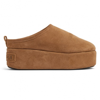 Зимняя обувь Balenciaga Alaska Soft Mule in Brown