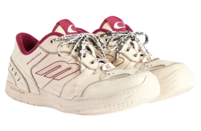 Кросівки Balenciaga Hamptons Medium Off White Red (Білий) - фото 2 