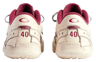 Кросівки Balenciaga Hamptons Medium Off White Red (Білий) - фото 5 