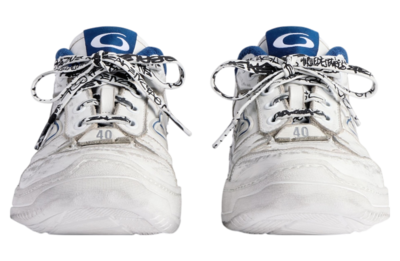 Кросівки Balenciaga Hamptons White Dark Blue 841765WCURB9141 (Білий) - фото 4 