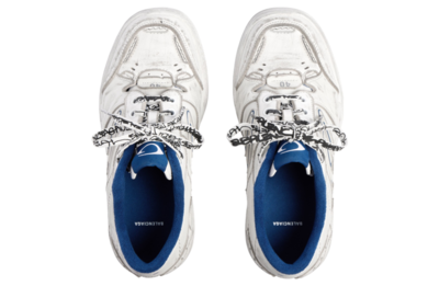 Кросівки Balenciaga Hamptons White Dark Blue 841765WCURB9141 (Білий) - фото 6 