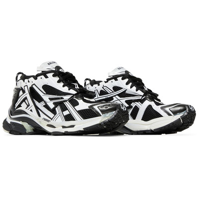 Кросівки Balenciaga Runner Black White 677403 W3RB2 9010 (Чорний) - фото 2 