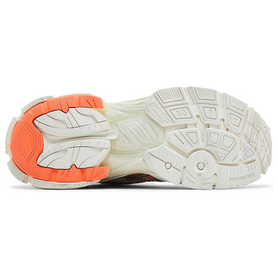 Кросівки Balenciaga Runner Eggshell Neon Orange 677403W3RBM9770 (Помаранчевий) - фото 4 