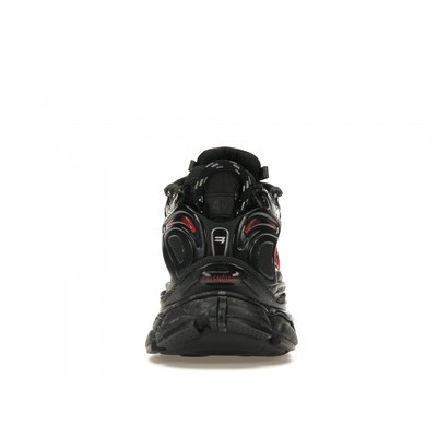 Кроссовки Balenciaga Runner Graffiti Black Red Mesh Nylon 677403W3RBQ1060 (Черный) - фото 4 
