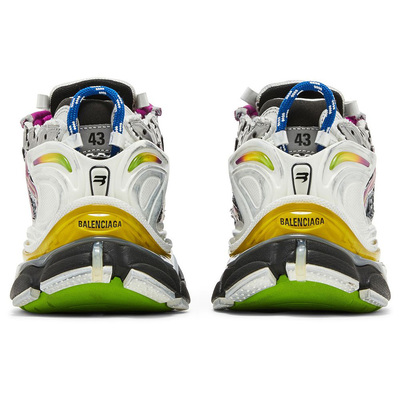 Кросівки Balenciaga Runner Grey Multi-Color 677403 W3RB6 8123 (Рожевий) - фото 4 