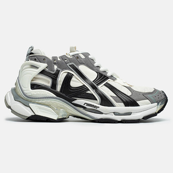 Кросівки Balenciaga Runner Nylon Grey White Black