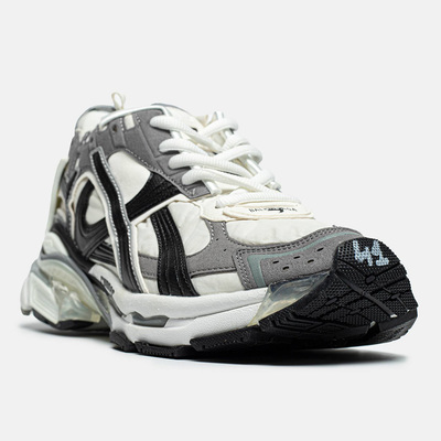 Кроссовки Balenciaga Runner Nylon Grey White Black (Серый) - фото 5 