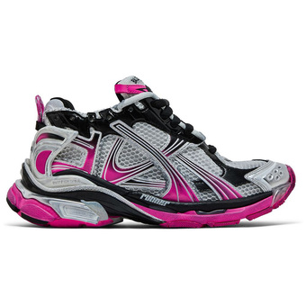 Кросівки Balenciaga Runner Pink Silver Black
