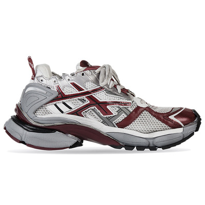 Кросівки Balenciaga Runner White Burgundy 677402W3RB39069 (Бордовий) - фото 2 