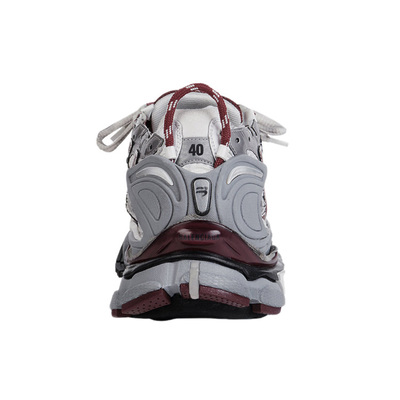 Кросівки Balenciaga Runner White Burgundy 677402W3RB39069 (Бордовий) - фото 4 