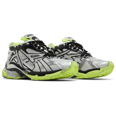 Кроссовки Balenciaga Runner White Fluo Yellow (Салатовый) - фото 2 