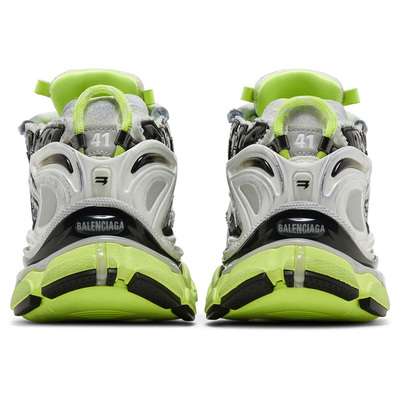Кроссовки Balenciaga Runner White Fluo Yellow (Салатовый) - фото 4 