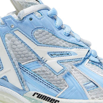 Кросівки Balenciaga Runner White Light Blue 677402 W3RB2 9744 (Блакитний) - фото 6 