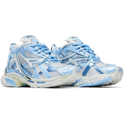 Кросівки Balenciaga Runner White Light Blue 677402 W3RB2 9744 (Блакитний) - фото 2 