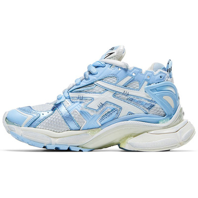 Кросівки Balenciaga Runner White Light Blue 677402 W3RB2 9744 (Блакитний) - фото 3 