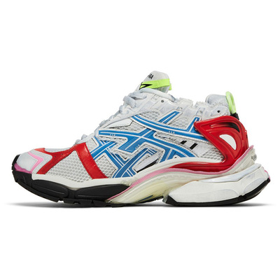 Кроссовки Balenciaga Runner White Red Blue Pink (Белый) - фото 3 