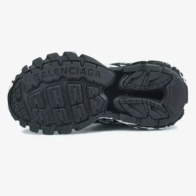 Кросівки Balenciaga Track Graffiti Black White (Білий) - фото 6 