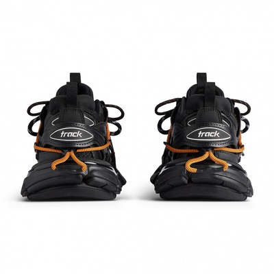 Кросівки Balenciaga Track Trail Laces Black/Orange 800592WTRHK1000 (Чорний) - фото 5 