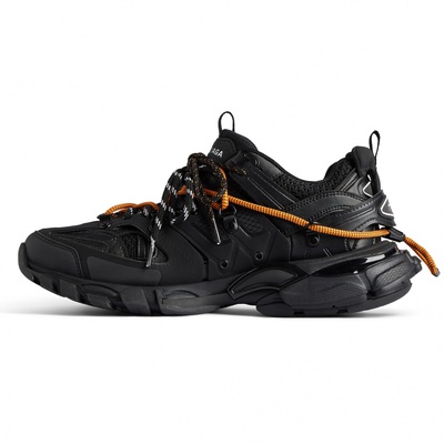 Кросівки Balenciaga Track Trail Laces Black/Orange 800592WTRHK1000 (Чорний) - фото 3 