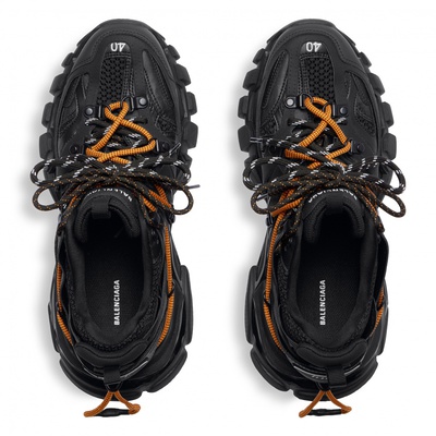 Кросівки Balenciaga Track Trail Laces Black/Orange 800592WTRHK1000 (Чорний) - фото 6 