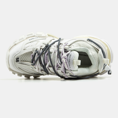 Кросівки Balenciaga Track Trail Laces in White / Lilac 800592WTRHK9110 (Білий) - фото 3 