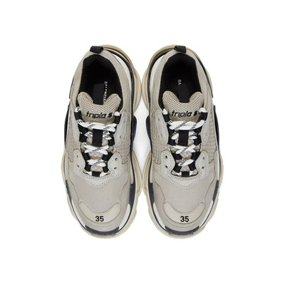 Кросівки Balenciaga Triple S Beige Black White 524039 W09O6 9787 (Бежевий) - фото 5 