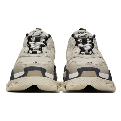 Кросівки Balenciaga Triple S Beige Black White 524039 W09O6 9787 (Бежевий) - фото 3 