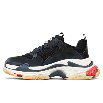 Кроссовки Balenciaga Triple S Black White Red (Черный) - фото 3 