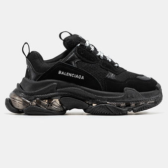 Кроссовки Balenciaga Triple S Clear Sole Black