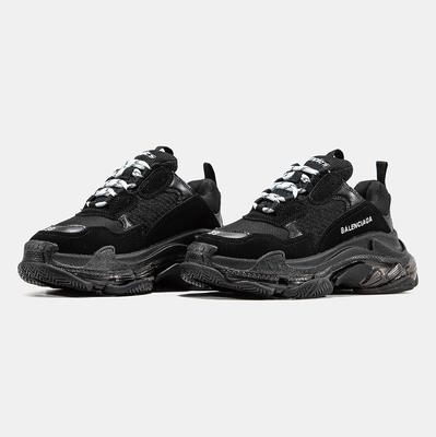 Кросівки Balenciaga Triple S Clear Sole Black 541624W2FB11000 (Чорний) - фото 2 