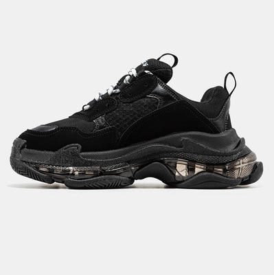Кросівки Balenciaga Triple S Clear Sole Black 541624W2FB11000 (Чорний) - фото 4 