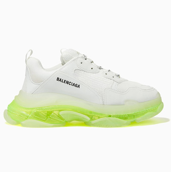Кросівки Balenciaga Triple S Clear Sole White Fluo Yellow