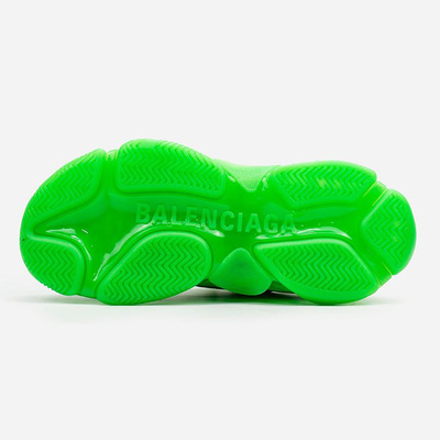 Кросівки Balenciaga Triple S Neon Green (Зелений) - фото 4 