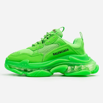 Кроссовки Balenciaga Triple S Neon Green