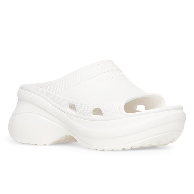 Шльопанці Balenciaga x Crocs Pool Sandal White 677389W1S8E9000 (Білий) - фото 2 