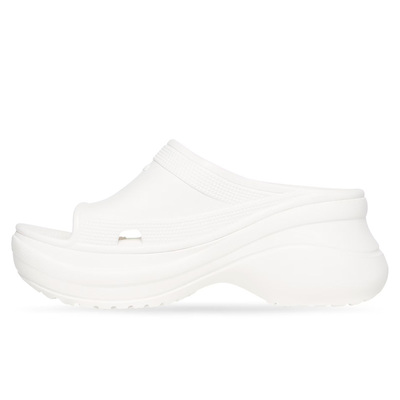 Шльопанці Balenciaga x Crocs Pool Sandal White 677389W1S8E9000 (Білий) - фото 3 