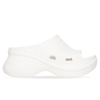 Шльопанці Balenciaga x Crocs Pool Sandal White 677389W1S8E9000 (Білий) - фото 1 Keedy