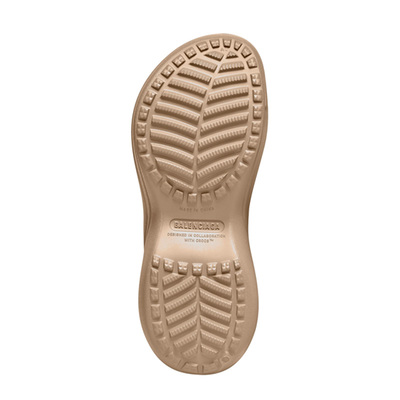 Шльопанці Balenciaga x Crocs Pool Slide Sandal Beige 677389W1S8E2500 (Коричневий) - фото 6 
