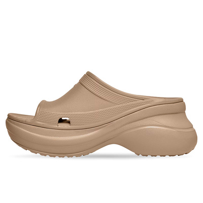 Шльопанці Balenciaga x Crocs Pool Slide Sandal Beige 677389W1S8E2500 (Коричневий) - фото 2 