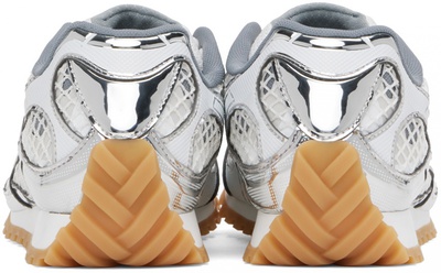 Кросівки Bottega Veneta Orbit Silver & White 241798F128007 (Білий) - фото 4 