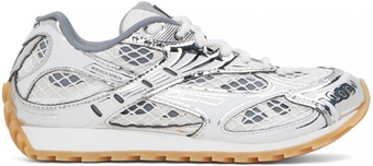 Кросівки Bottega Veneta Orbit Silver & White