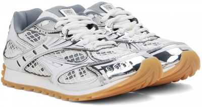 Кросівки Bottega Veneta Orbit Silver & White 241798F128007 (Білий) - фото 2 