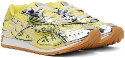 Кросівки Bottega Veneta Orbit Silver & Yellow (Жовтий) - фото 2 