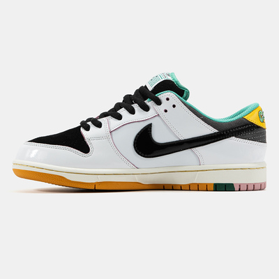 Кросівки CSEF x Nike Dunk Low SB White Clear Emerald HJ4132-100 (Білий) - фото 4 