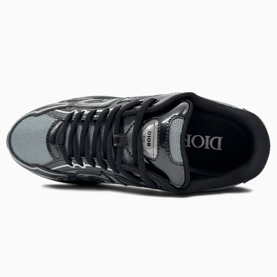 Кросівки Dior B30 Light Gray Technical Mesh Gray Brilliant (Чорний) - фото 3 