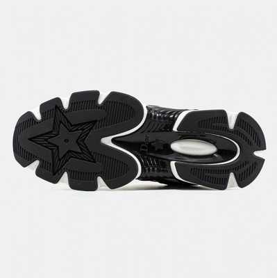 Кросівки Dior Chrono Black White Sketch Logo (Чорний) - фото 5 